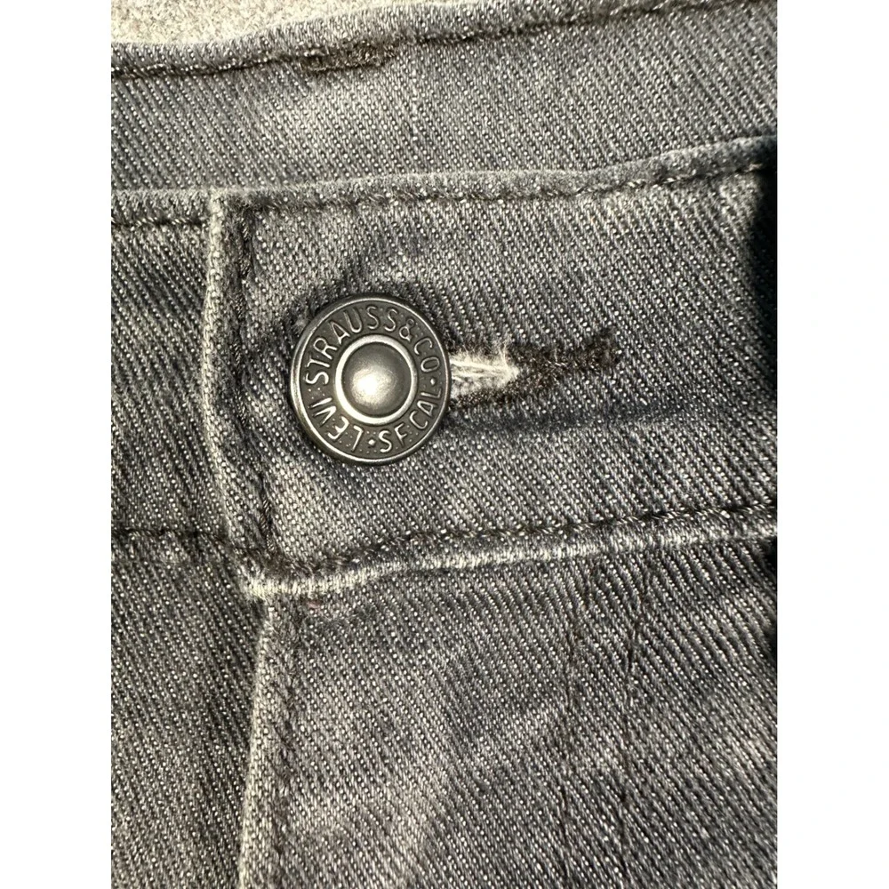 Levis 511 Slim Fit Grey‎ Denim Jeans Mens W34 L34 S40196